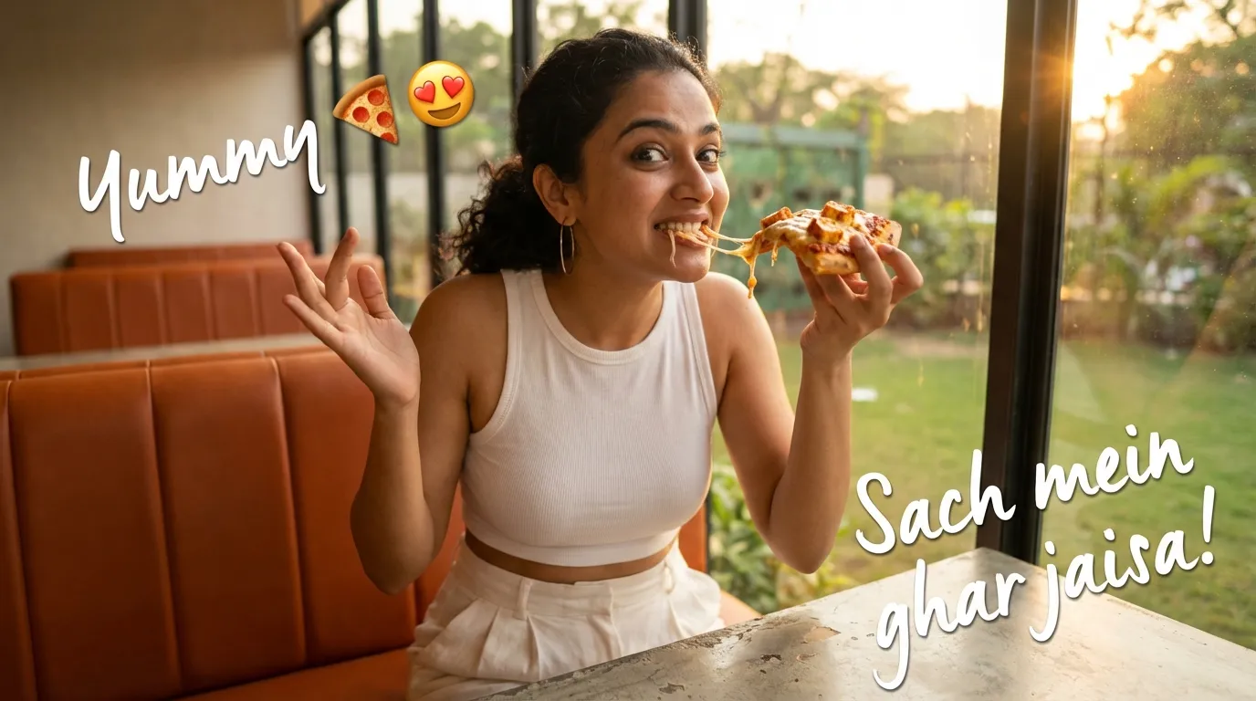 Handcrafted Stone Baked Pizza at An's Kitchen Jaipur