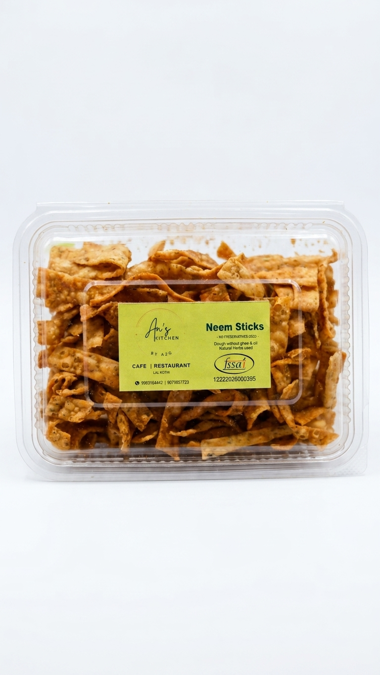 An's Kitchen Neem Sticks Sealed Transparent Box Packaging